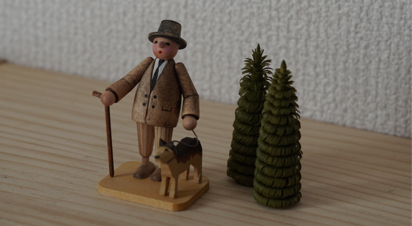 Günter Reichel  おじさんと犬