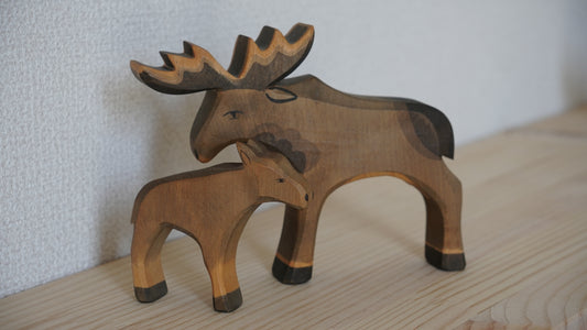 ostheimer ヘラジカの親子