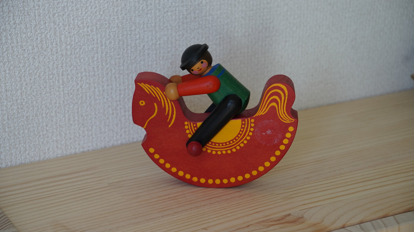 breitschwerdt 赤い馬と男の子