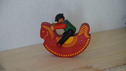 breitschwerdt 赤い馬と男の子